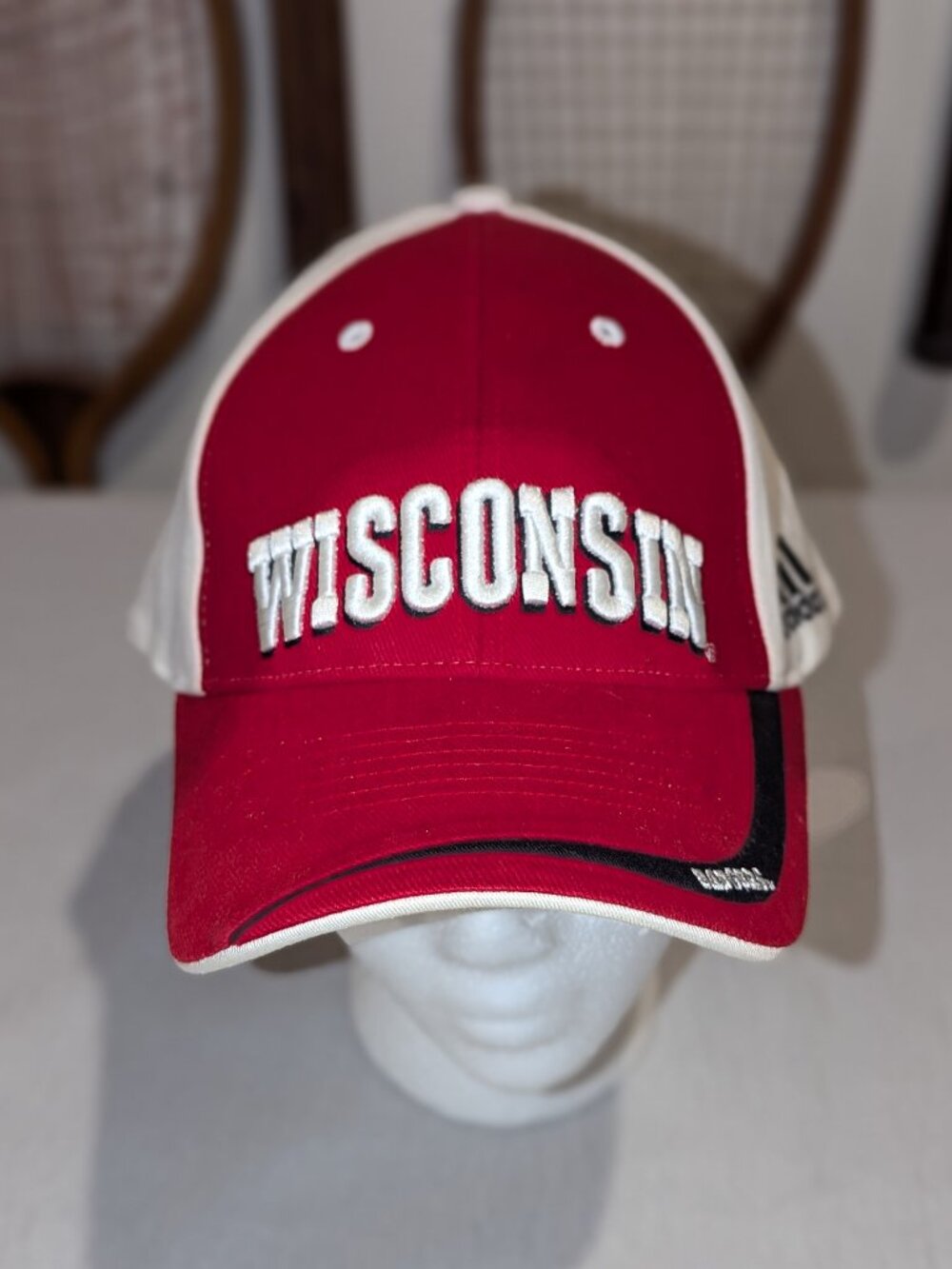 Adidas University of Wisconsin Badgers Baseball Cap